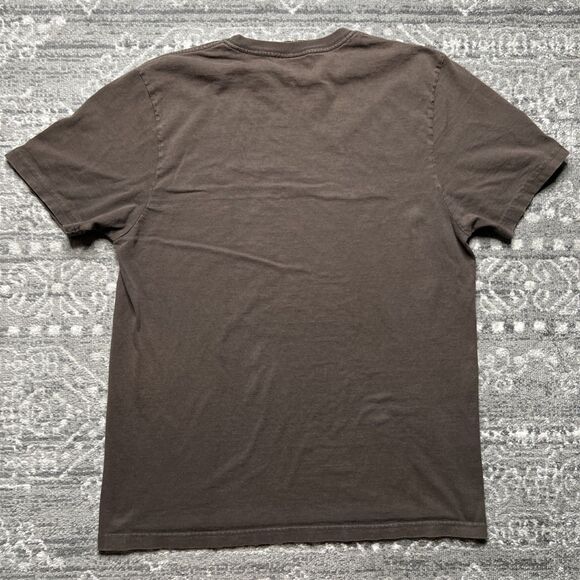 Vtg Lucky Brand T-Shirt Mens Large Motorcycle Graphic Tee Brown USA Cotton - Picture 7 of 7